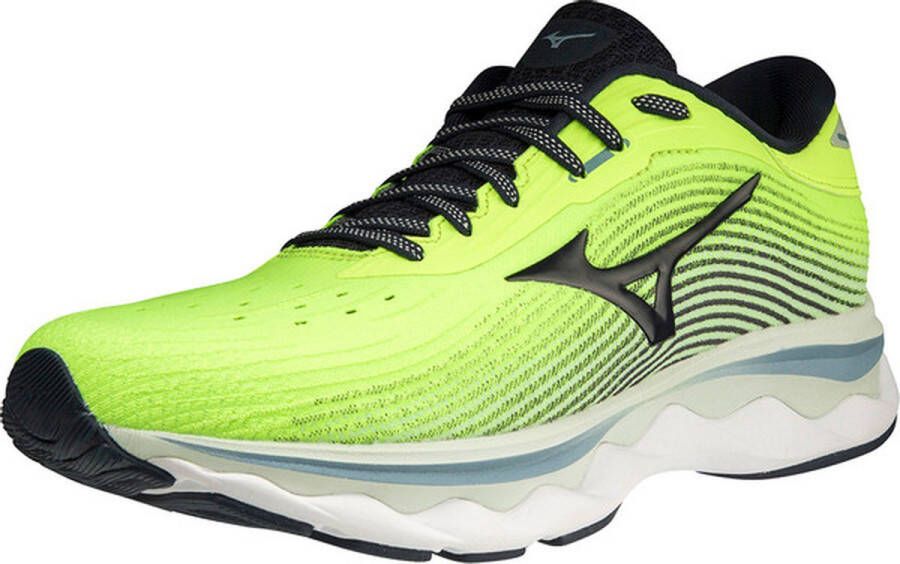 Mizuno Wave Sky 5 Heren Sportschoenen Hardlopen Weg geel wit