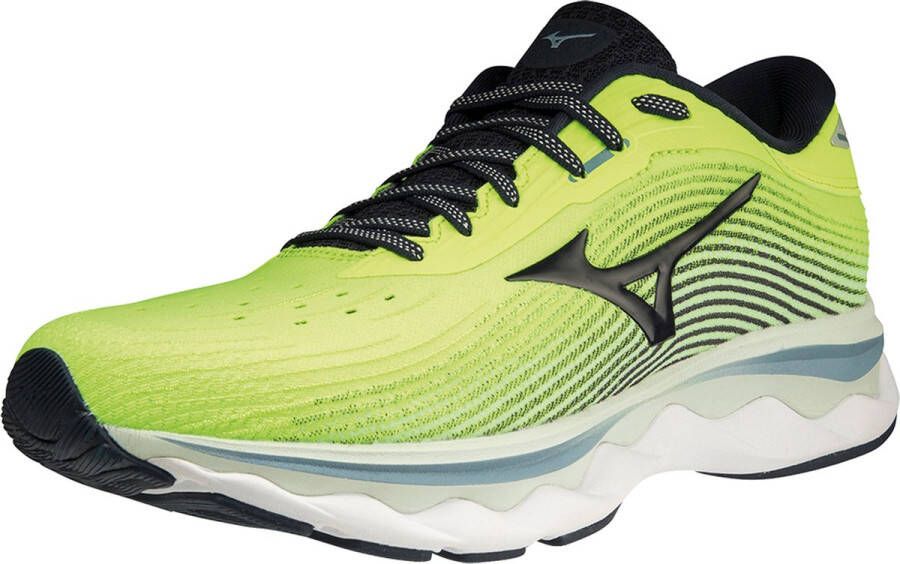 Mizuno Wave Sky 5 Heren Sportschoenen Hardlopen Weg geel wit