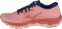 Mizuno Wave Sky 6 Hardloopschoenen Peach Bud Vaporous Gray Estate Blue Dames - Thumbnail 29