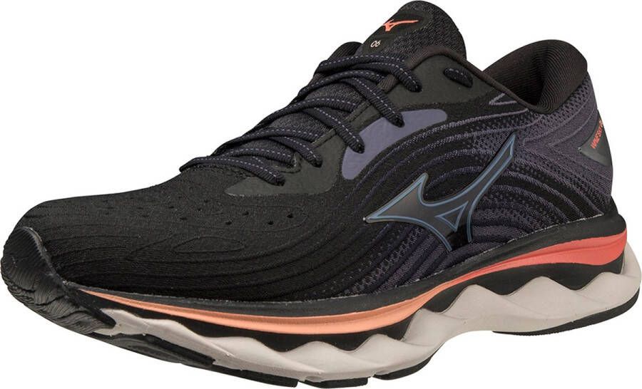 Mizuno Wave Sky 6 zwart hardloopschoenen dames (J1GD220222) - Foto 6