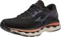 Mizuno Wave Sky 6 zwart hardloopschoenen dames (J1GD220222) - Thumbnail 6