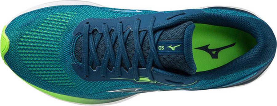 Mizuno Wave Skyrise 3 Heren Sportschoenen Hardlopen Weg donkergroen