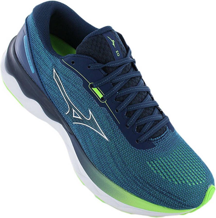 Mizuno Wave Skyrise 3 Heren Sportschoenen Hardlopen Weg donkergroen