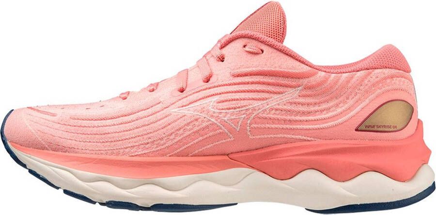 Mizuno Wave Skyrise 4 J1GD230923 Vrouwen Roze Hardloopschoenen