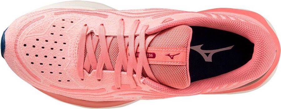 Mizuno Wave Skyrise 4 J1GD230923 Vrouwen Roze Hardloopschoenen