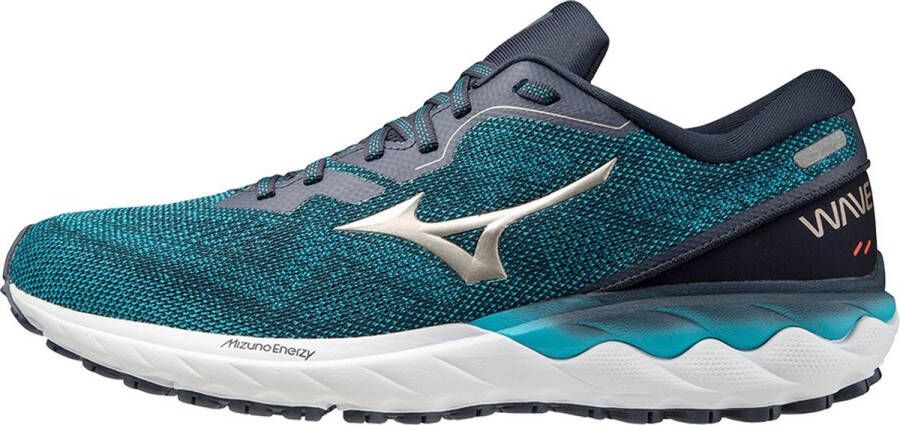 Mizuno Wave Skyrise Sportschoenen Mannen Blauw Grijs Wit