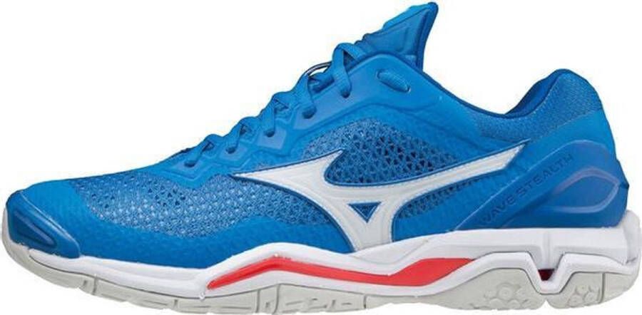 Mizuno Wave Stealth V Sportschoenen Volleybal Indoor blauw wit