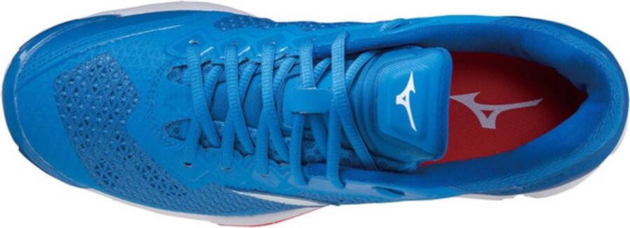 Mizuno Wave Stealth V Sportschoenen Volleybal Indoor blauw wit