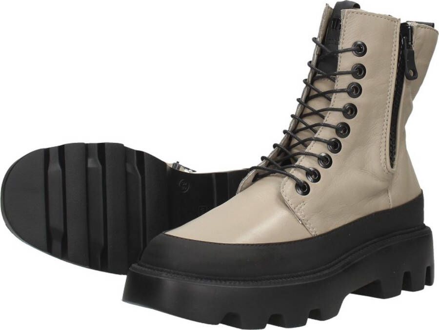 Mjus Veterschoenen Hoog Veterschoenen Hoog gebroken wit