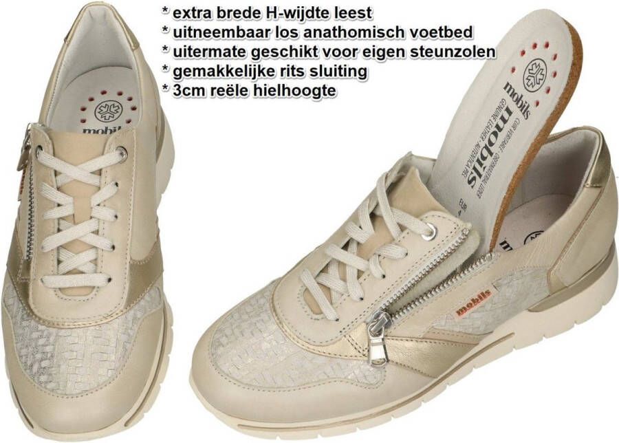 Mobils Ergonomic Mobils Ergonomi Dames beige sneakers