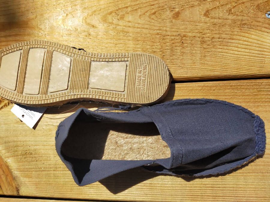 Mora Espadrille junior kleur donkerblauw zomer schoen zomerschoen junior jongen meisje kinderschoen