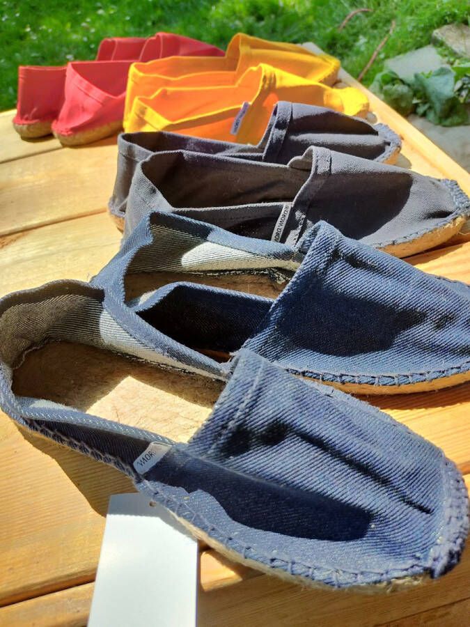 Mora Espadrille junior kleur donkerblauw zomer schoen zomerschoen junior jongen meisje kinderschoen