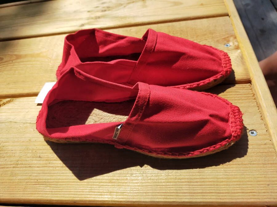 Mora Espadrille junior kleur rood zomer schoen zomerschoen junior kinderschoen