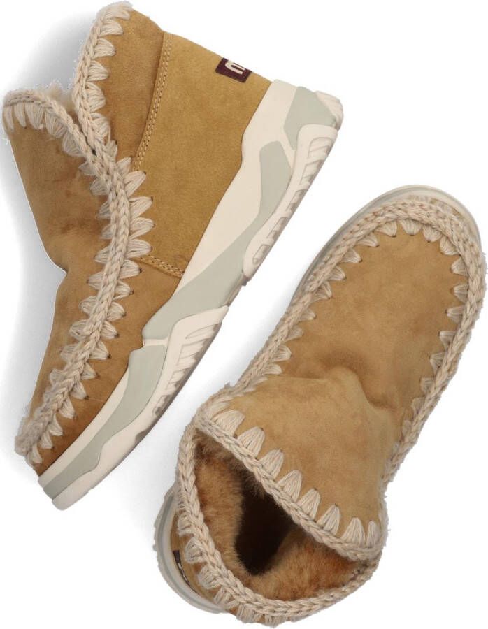 MOU Eskimo Trainer Vachtlaarzen Warme Laarzen Dames Camel