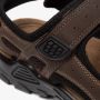 Mountain Peak leren heren sandalen bruin - Thumbnail 3