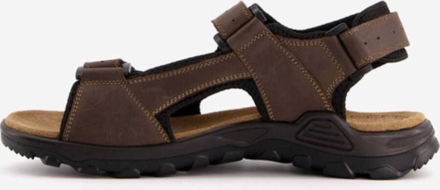 Mountain Peak leren heren sandalen bruin