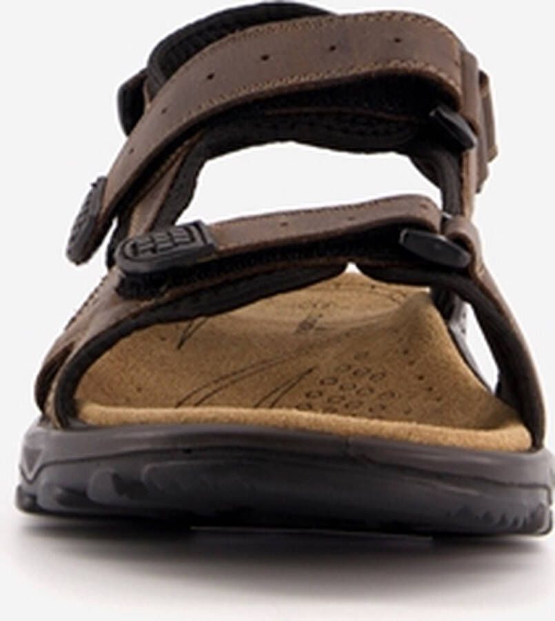 Mountain Peak leren heren sandalen bruin