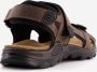 Mountain Peak leren heren sandalen bruin - Thumbnail 7