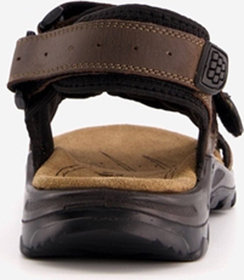 Mountain Peak leren heren sandalen bruin