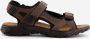 Mountain Peak leren heren sandalen bruin - Thumbnail 9