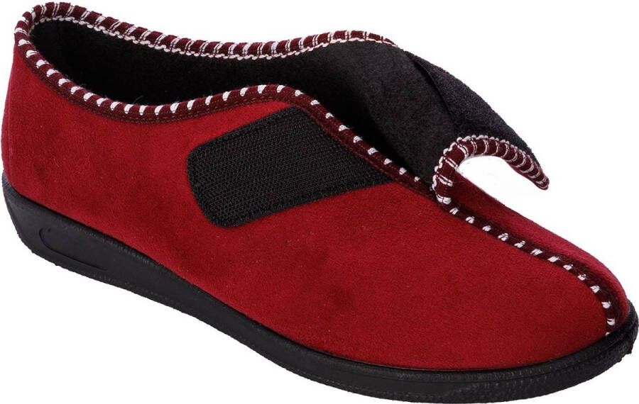 MSF Dames pantoffel laag model bordeaux