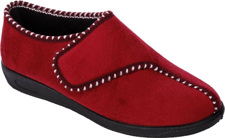 MSF Dames pantoffel laag model bordeaux