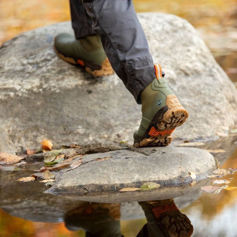 Muck Boots Olive orange heren enkel laars Apex Zip van - Foto 5