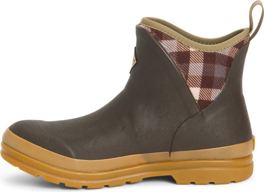 Muck Boots Muck Boot Muck Originals Pull On Ankle Brown Plaid Dames - Foto 8