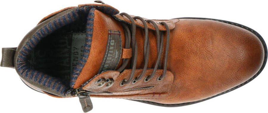 Mustang Shoes Hoge veterschoenen met een ritssluiting - Foto 14