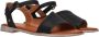 Mustang Zwarte zomersandalen met klittenbandsluiting Black Dames - Thumbnail 8