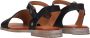 Mustang Zwarte zomersandalen met klittenbandsluiting Black Dames - Thumbnail 9