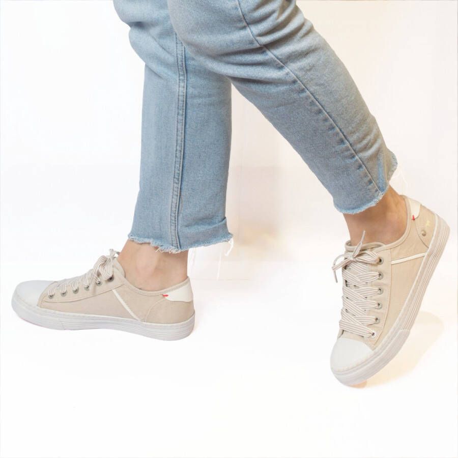 Mustang dames sneaker Beige