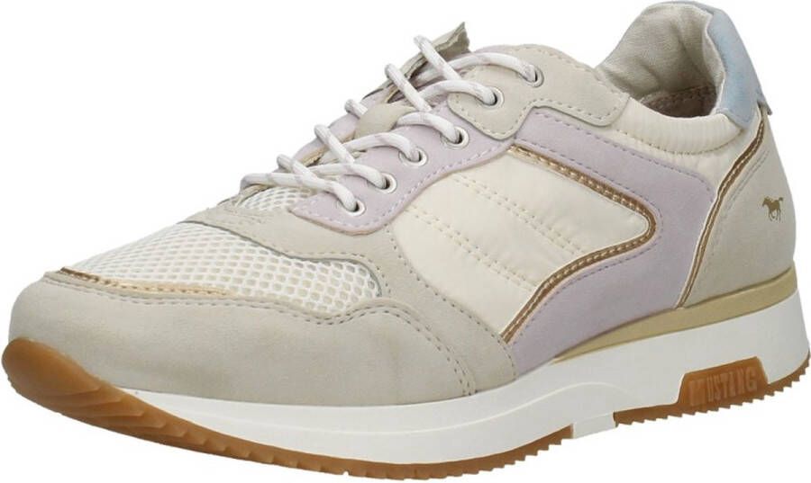 Mustang dames sneaker Beige multi