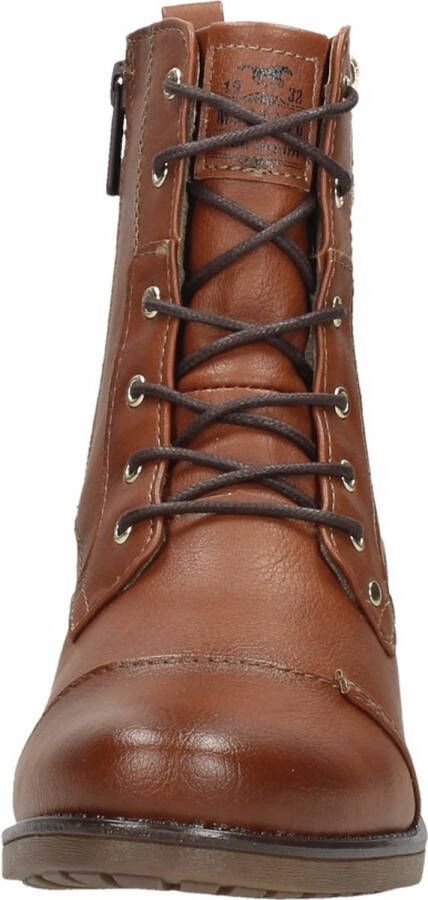 Mustang dames veterboot Cognac