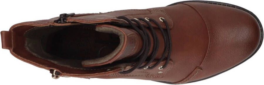 Mustang dames veterboot Cognac