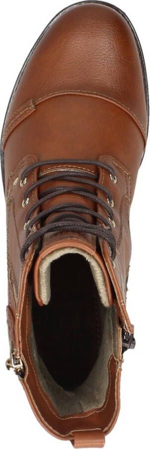 Mustang dames veterboot Cognac