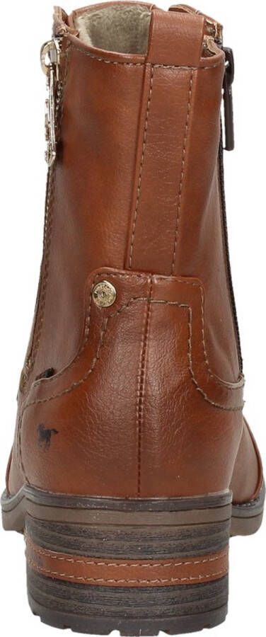 Mustang dames veterboot Cognac