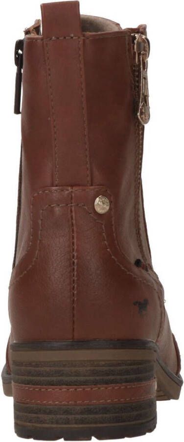 Mustang dames veterboot Cognac