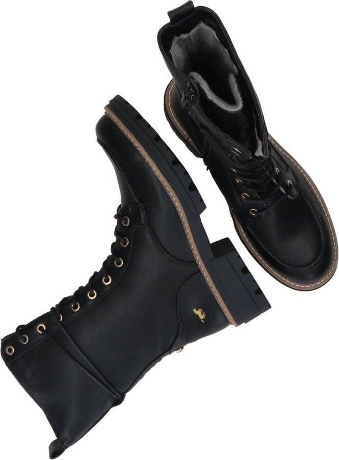 Mustang dames veterboot Zwart