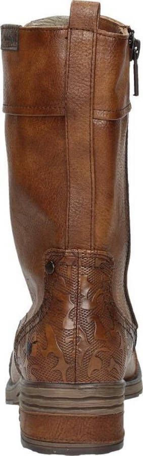 Mustang Dames veterschoenen Hoog cognac