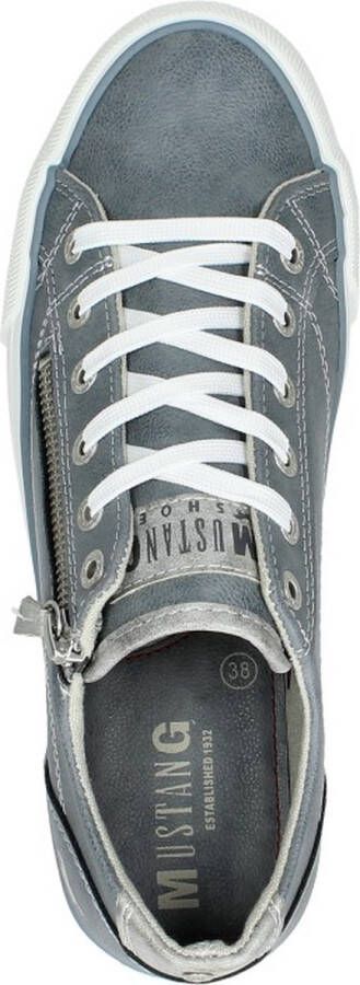 Mustang Dames veterschoenen Laag blauw