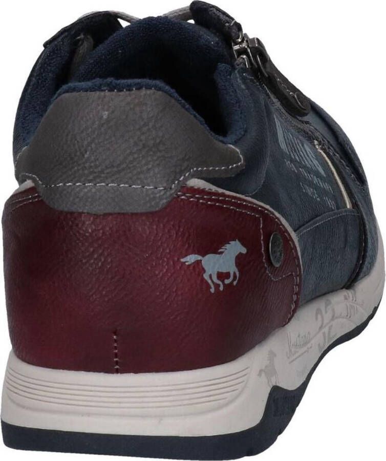 Mustang Donkerblauwe Rits Veterschoenen Heren