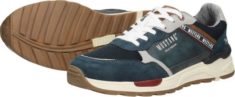 Mustang heren sneaker Donkerblauw