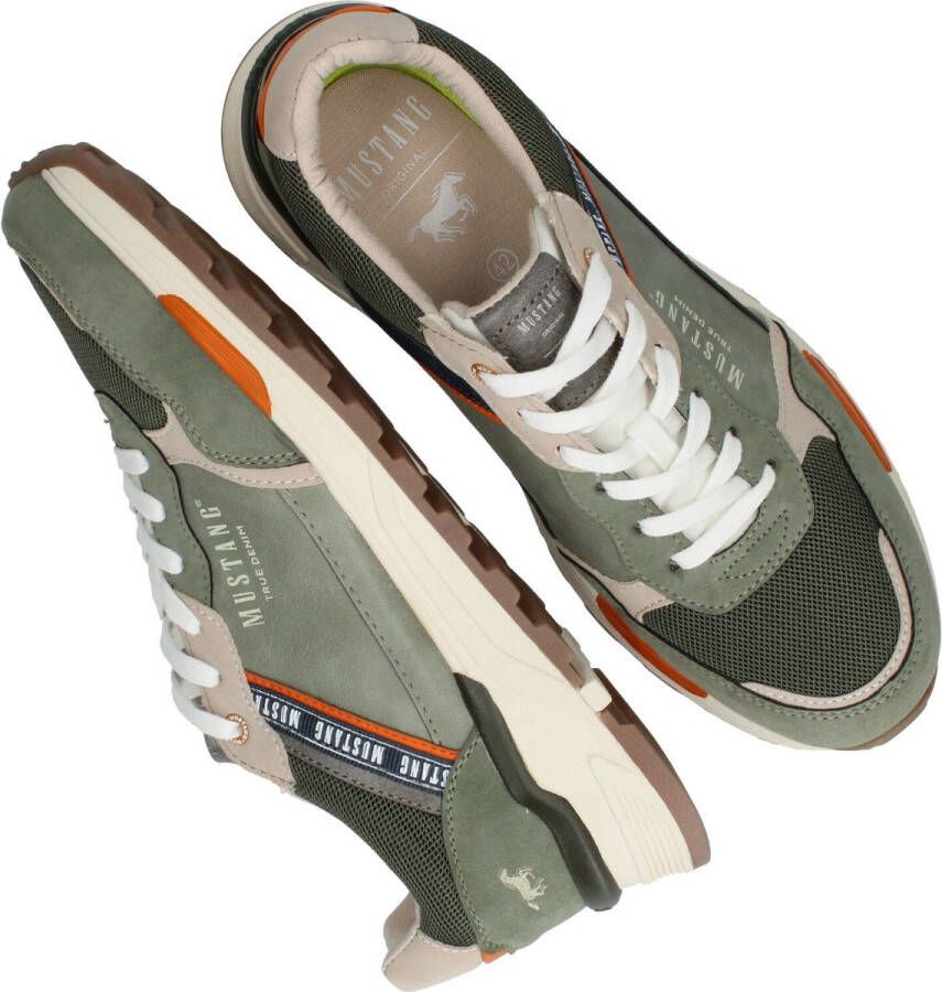 Mustang heren sneaker Groen