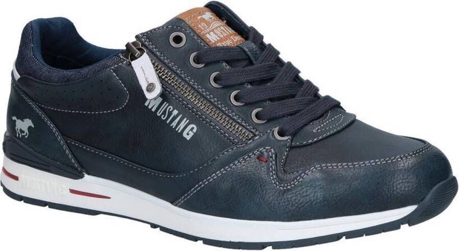 Mustang Heren sneakers Laag blauw