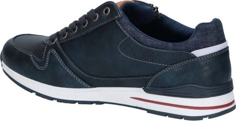 Mustang Heren sneakers Laag blauw