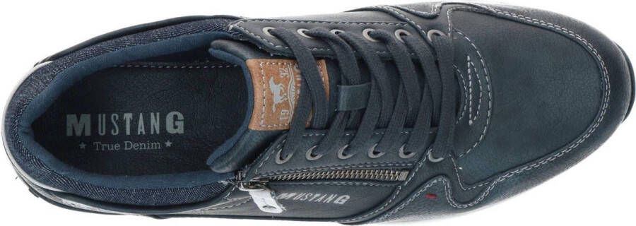 Mustang Heren sneakers Laag blauw