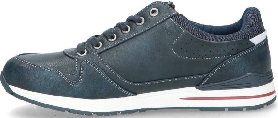 Mustang Heren sneakers Laag blauw