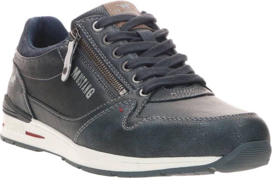 Mustang Heren sneakers Laag blauw