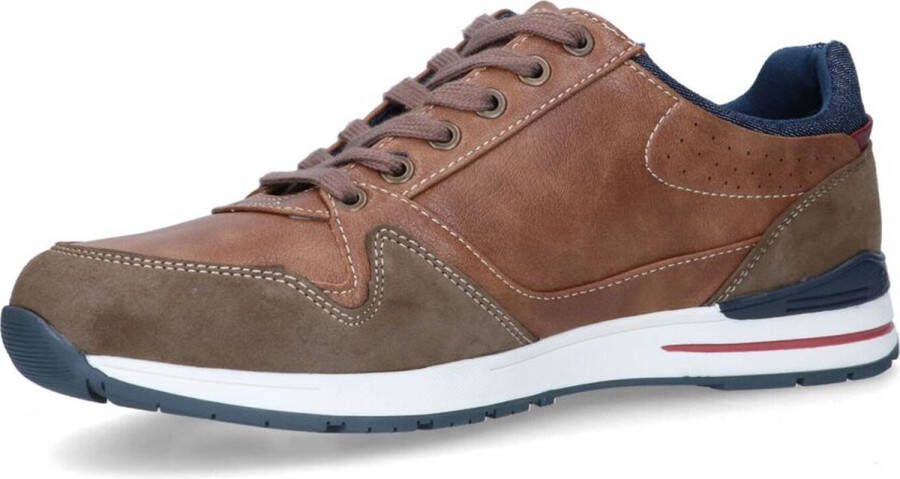 Mustang Heren sneakers Laag cognac